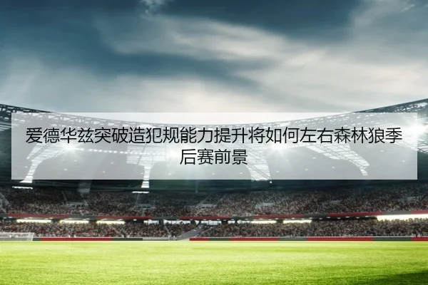 爱德华兹突破造犯规能力提升将如何左右森林狼季后赛前景